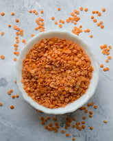 Red split lentils